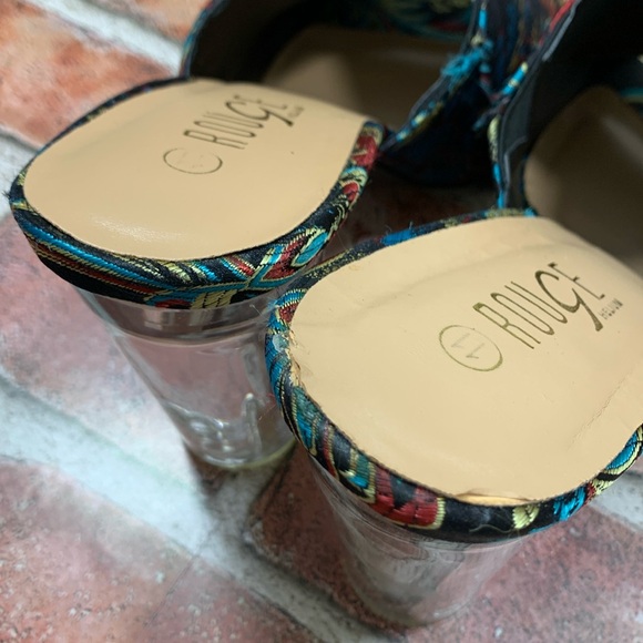 Rouge Helium Upright-01S open toe heel Size 11 - Picture 8 of 10